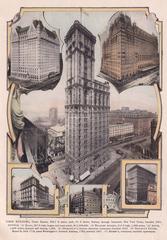 King's Color-graphs of New York City 18 showing historical map details