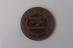 French commemorative medal featuring the bust of the French Republic with Phrygian cap and inscription honoring Gambetta's speech at Le Havre banquet 1872