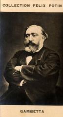 Portrait of Léon Gambetta, French statesman
