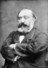 Portrait of Léon Gambetta, a prominent French statesman