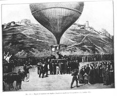 Departure of Gambetta and Spuller on October 7, 1870