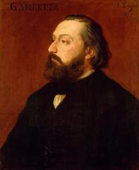 Portrait of Léon Gambetta, French statesman (1838-1882)