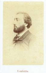 Portrait of Léon Gambetta photographed by Étienne Neurdein