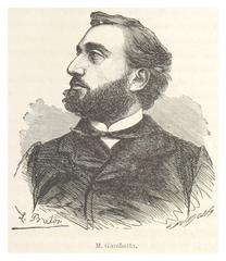 Portrait of Léon Gambetta in 1871