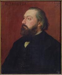 Portrait of Léon Gambetta, French statesman, 1838-1882