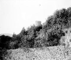 Château d'Hyères photograph from 1862 showing historic architecture and surroundings