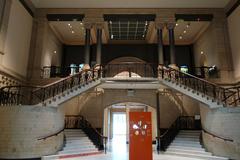 Stairway inside Cincinnati Art Museum Ohio USA