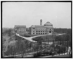 Historic Cincinnati Art Museum and Art Academy buildings in Cincinnati, Ohio