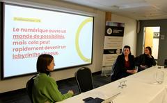 Conference on promoting Quebec cinema through wiki platforms with director Lyne Charlebois