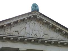 Exterior view of Den Hirschsprungske Samling art museum in Copenhagen, Denmark