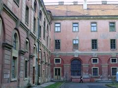 Historic Invalidovna building in Prague, built as a dormitory for war veterans.