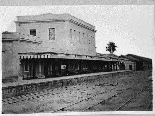 Old Luz Station São Paulo Brazil 1880-1900 vintage photo by Pedro Hoenen