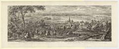 Panoramic view of Lille city with historic buildings and modern architecture
