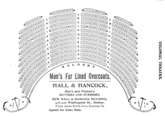 1904 Colonial Theatre in Boston Massachusetts historical black and white photo