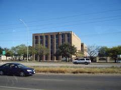 Office building of Concordia University Texas in Austin, Texas on a sunny day