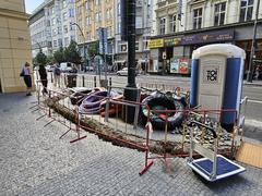 Street scene on Národní třída in Prague