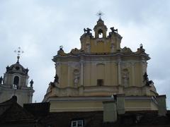 Eastern facade of the Church of St. Johns in Vilnius