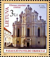 Stamps of Lithuania issued in 2011 featuring various designs