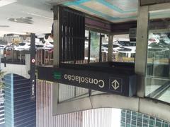 Entrance of Consolação Metro Station in São Paulo, Brazil