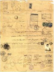 Tibetan passport issued in 1947-1948 to Tsepon Shakabpa, Chief of the Finance Department of the Government of Tibet