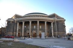Convocation Hall University of Toronto Northeastern entrance exterior