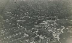 Aerial view of Toronto city skyline with skyscrapers and buildings