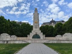 Soviet War Memorial at Szabadság tér in Budapest
