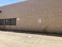 Crosley Field home plate remnant at City Gospel Mission in Queensgate, Cincinnati, Ohio