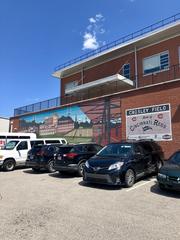 Crosley Field mural at City Gospel Mission in Queensgate Cincinnati Ohio