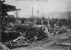 Demolition of the Palace of the Fans baseball park in Cincinnati, 1911