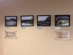 Crosley Field memorial plaque at City Gospel Mission in Queensgate Cincinnati Ohio