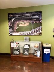Crosley Field memorial at City Gospel Mission in Queensgate, Cincinnati, Ohio