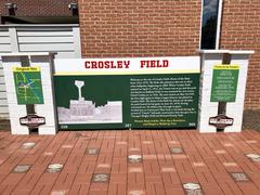 Crosley Field memorial at City Gospel Mission in Queensgate Cincinnati OH