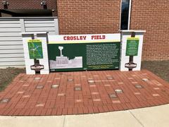 Crosley Field memorial at City Gospel Mission in Queensgate, Cincinnati, Ohio