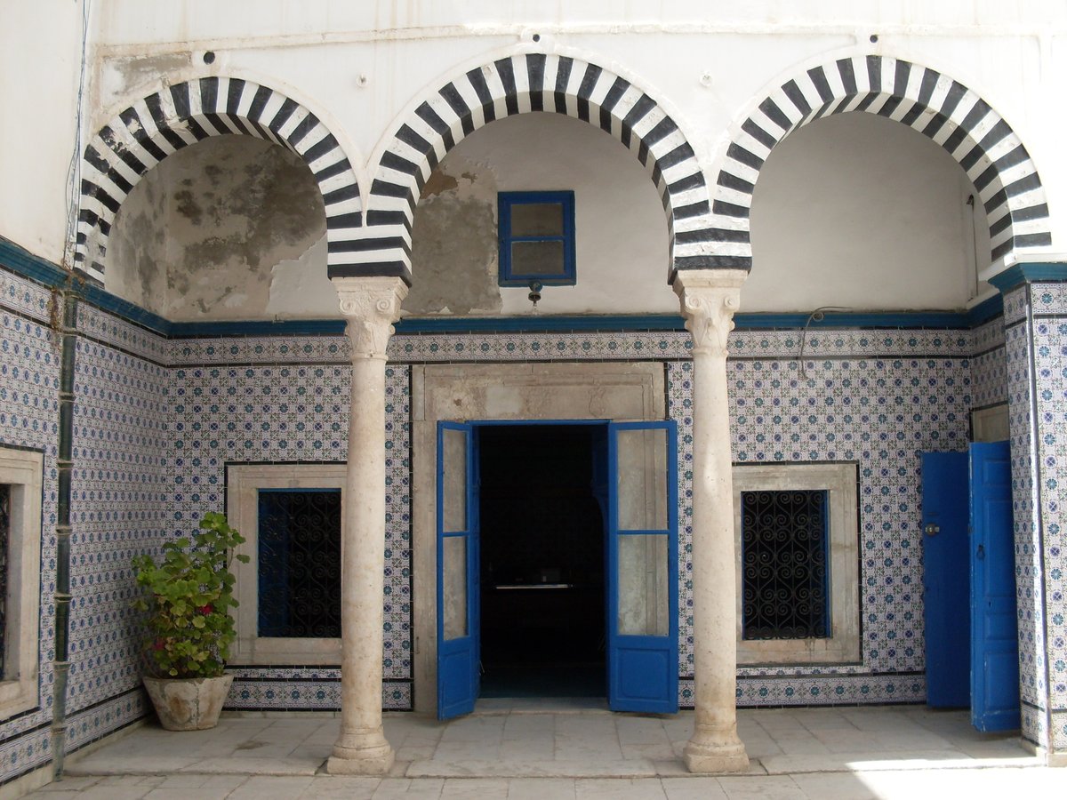 Historic Dar Ben Achour library building in Tunis