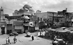 Bab Souika district in Tunis, Tunisia in 1963
