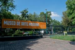 Modern art exhibitions at Museo de Arte Moderno in Mexico City