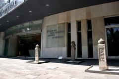 Modern Art Museum exhibitions building in Mexico City exterior view