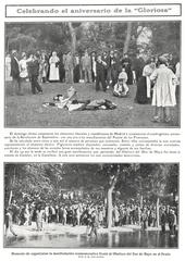 Commemoration of the 1868 Revolution near Puente de los Franceses and Plaza de la Lealtad in Madrid