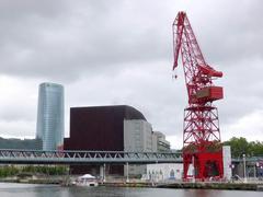 Bilbao Maritime Museum building exterior with modern architecture