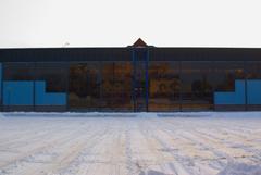 Torwar arena in Warsaw, Poland during an ice hockey game