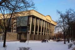 Modern view of Torwar sports arena in Warsaw