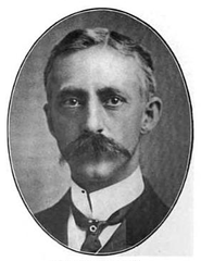 Portrait of Louis H. Mudgett b.1860 manager Boston Symphony Hall USA
