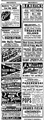 1917 Boston theatre advertisements featuring Hollis Street Theatre, Jordan Hall, B.F. Keith's Theatre, Majestic Theatre, Park Sq. Theatre, Plymouth Theatre, Scollay Sq. Olympia, Shubert Theatre, Symphony Hall, Tremont Theatre, Wilbur Theatre