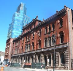 Astor Library building in New York City on a sunny early afternoon