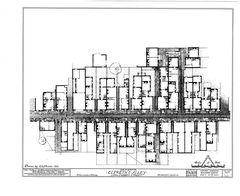 Historic Elfreth's Alley Houses in Philadelphia