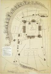 Map of Fort Dearborn in January 1808 by Captain John Whistler