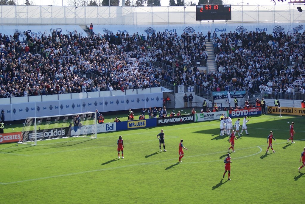 Vancouver Whitecaps FC's temporary stadium at Empire Field