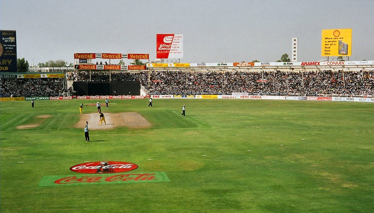 Sharjah Cricket Association Stadium in Sharjah United Arab Emirates