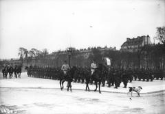 Military review of the 83rd Territorial Division at Les Invalides on April 22, 1915